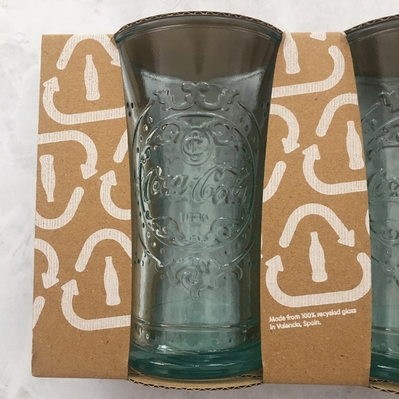 NIB San Miguel Coca Cola Coke Drinking Glass- Set of 3 - Picture 4 of 7